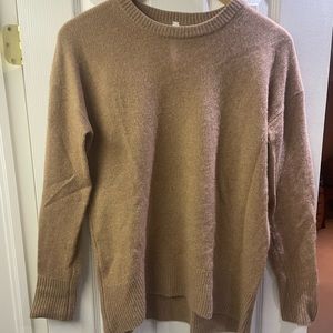 Beige Babaton Cashmere Sweater